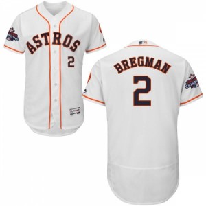 Alex Bregman Houston Astros Majestic Home Flex Base Authentic Collection  Player Jersey - White